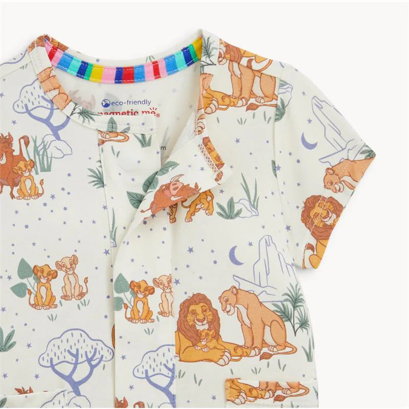 Magnetic Me Lion King Modal Short Sleeve Romper - Image 2