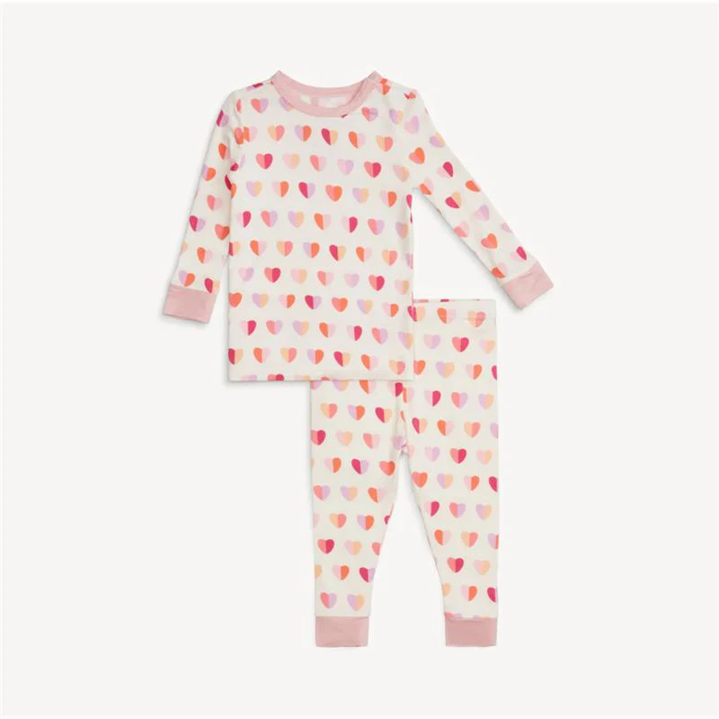 Magnetic Me - Pink Xoxo Magnetic Modal Long Sleeve Pajama