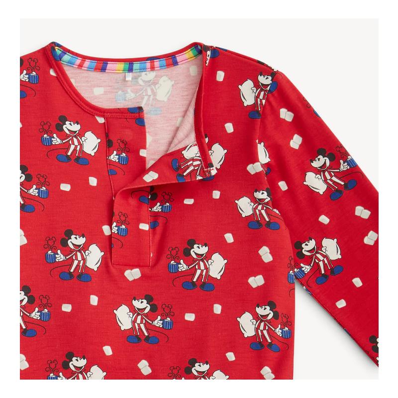 Magnetic Me - Red Cocoa Club Right Fit Classic Long Sleeve Pajama - Image 2