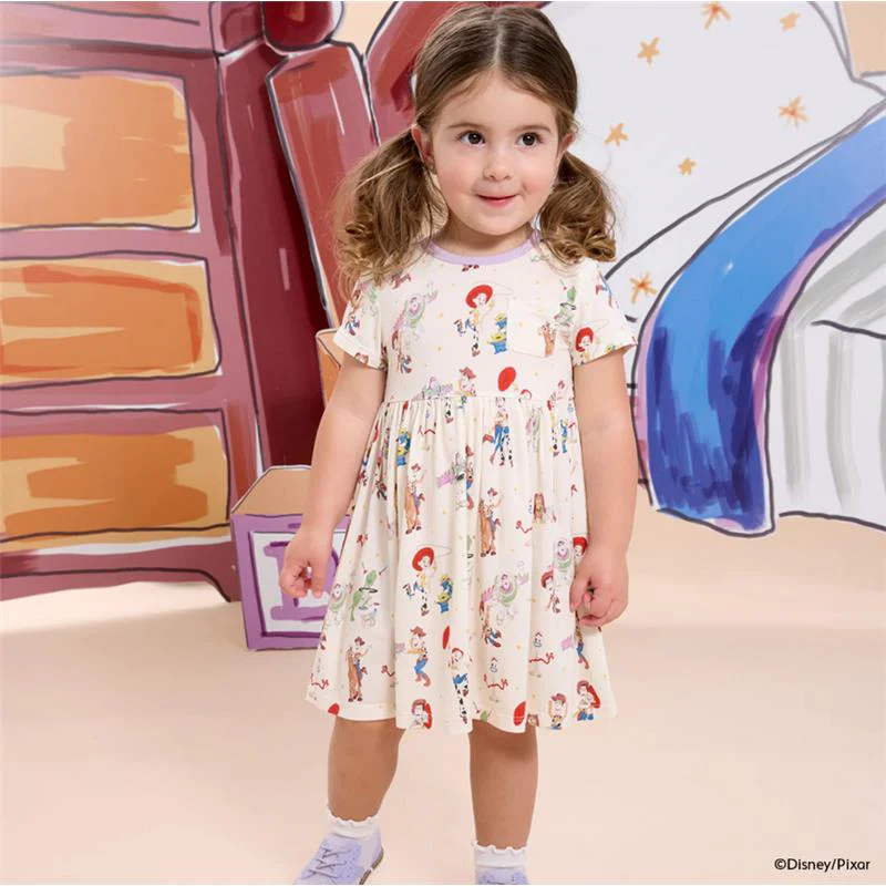 Magnetic Me Toy Story Woody & Friends Modal Short Sleeve Dress