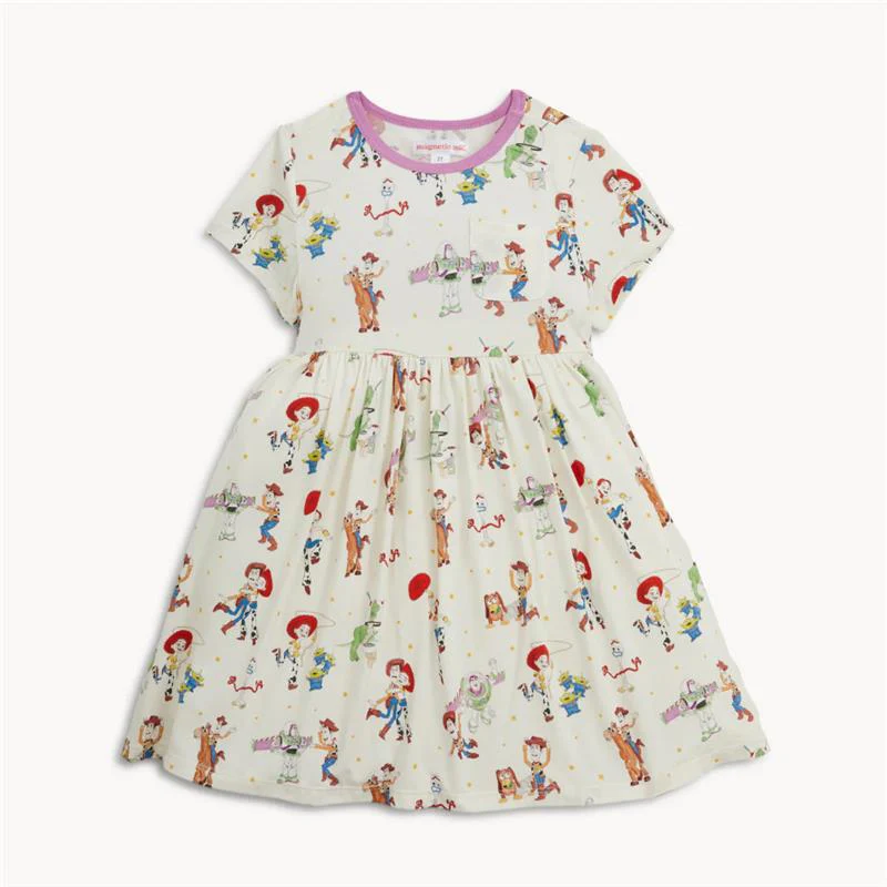 Magnetic Me Toy Story Woody & Friends Modal Short Sleeve Dress - Image 2