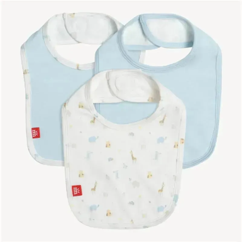 Magnificent Baby - 3Pk Blue Little Bitty Pretty One Bib