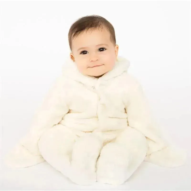 Magnificent Baby - Cloud Minky Pram Sherpa Footie Cloud - Image 3