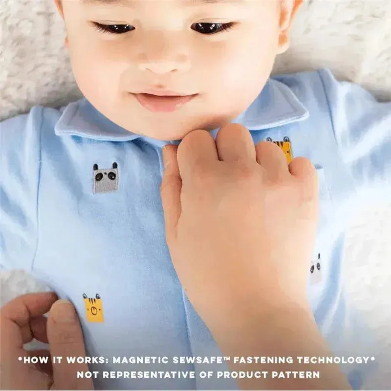 Magnificent Baby - Lilac Snow Waffle Modal Footie - Image 2