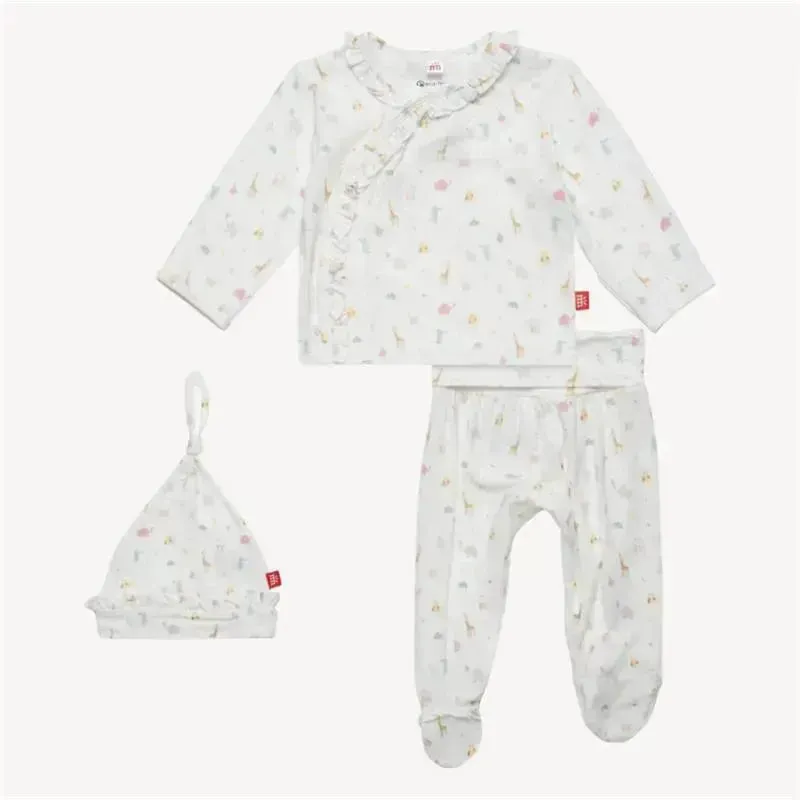 Magnificent Baby - Pink Little Bitty Pretty One Kimono Set - Image 2