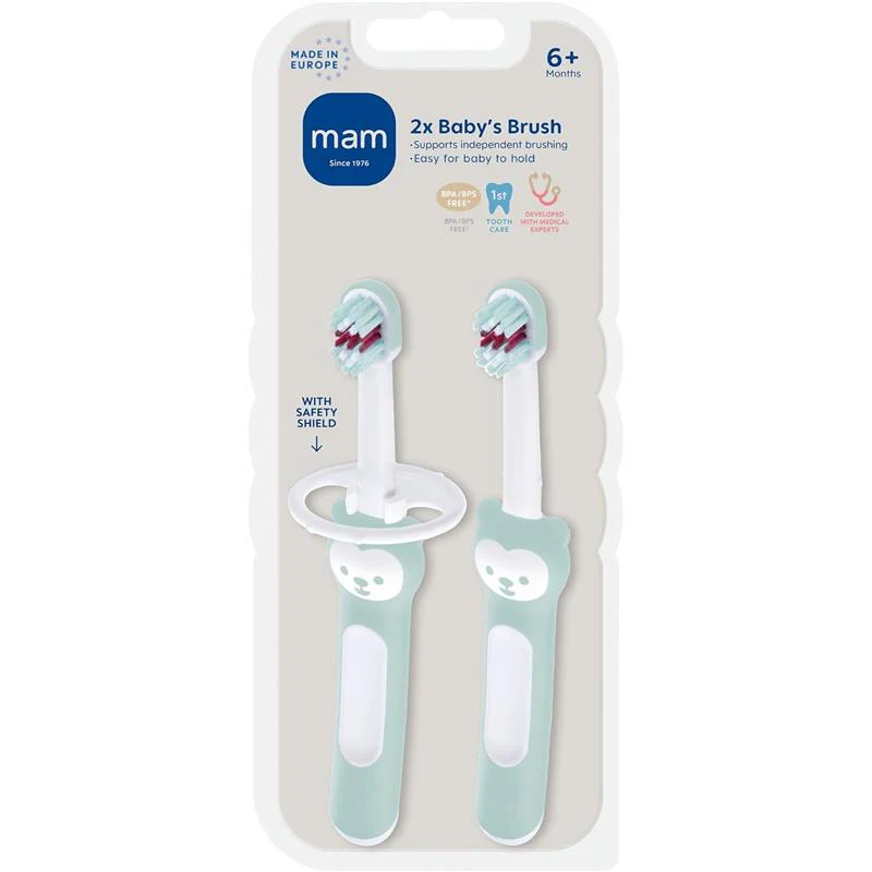 Mam - 2Pk Baby Toothbrushes Boy 6M+ - Image 6
