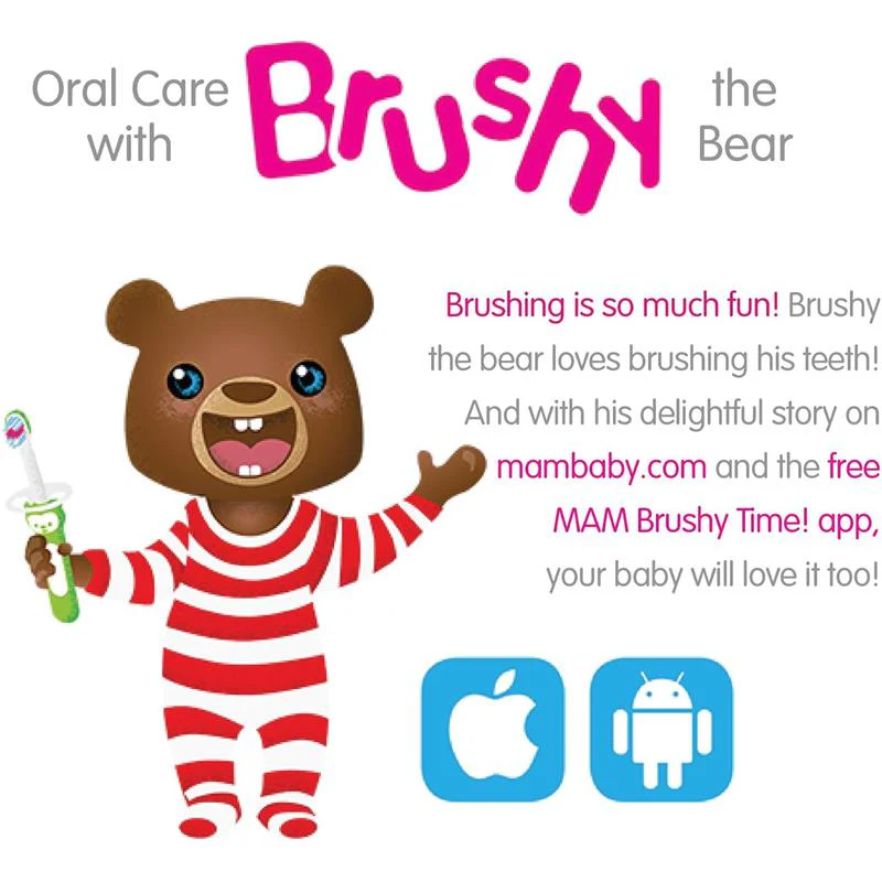 Mam - 2Pk Baby Toothbrush Pink, 6M - Image 6