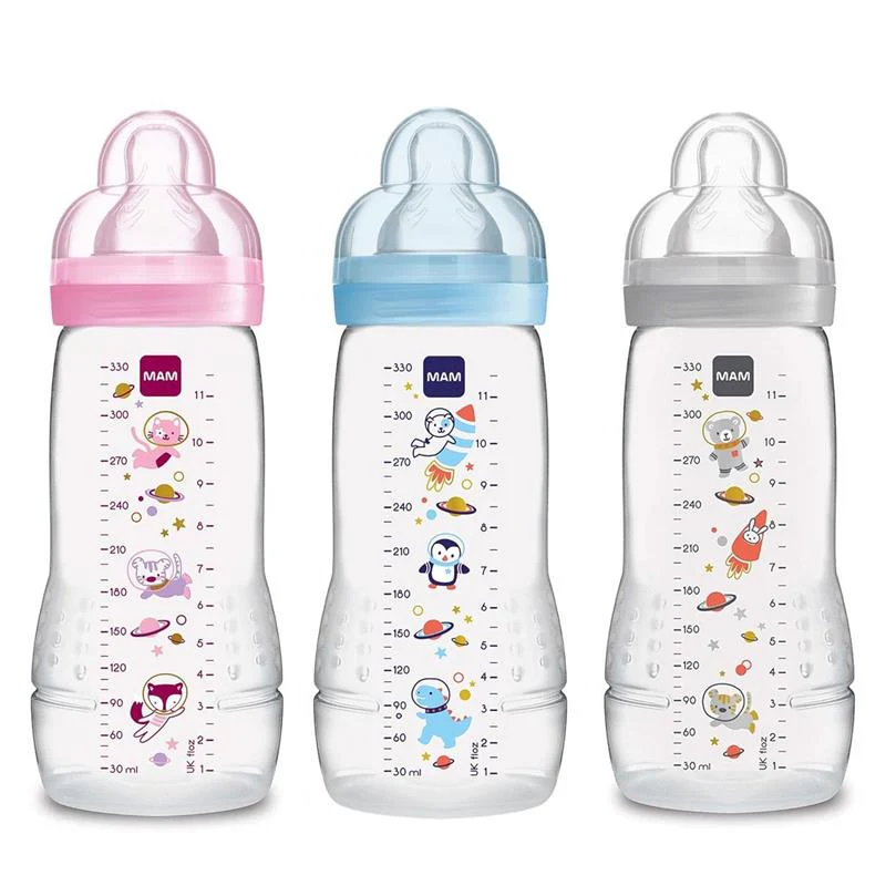 Mam - 2Pk Baby Bottles Anti-Colic 11Oz (Colors May Vary)