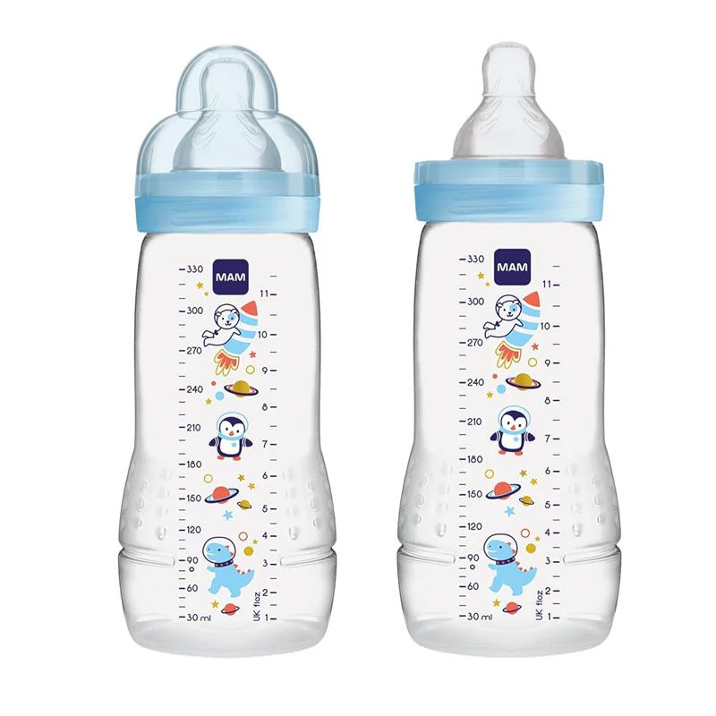 Mam - 2Pk Baby Bottles Anti-Colic 11Oz (Colors May Vary) - Image 3