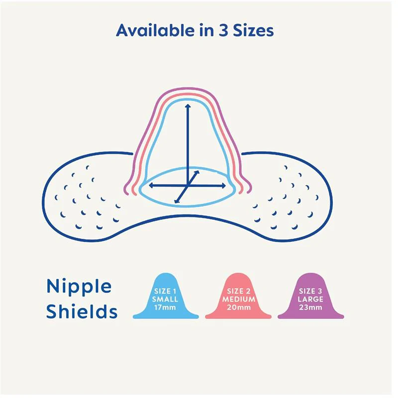 Mam - 2Pk Breastfeeding Nipple Shields, 23mm - Image 2