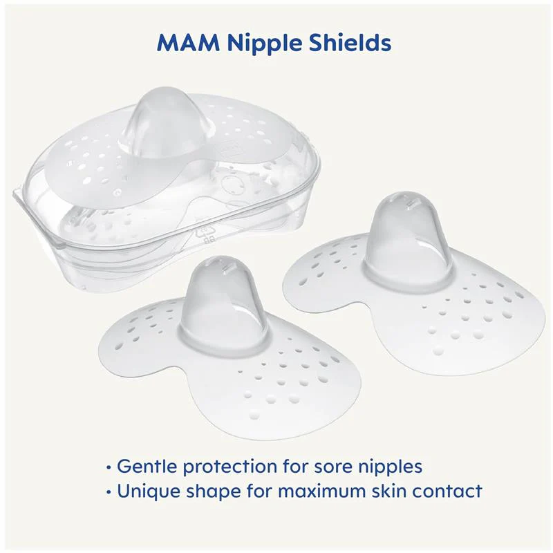 Mam - 2Pk Breastfeeding Nipple Shields, 23mm - Image 3