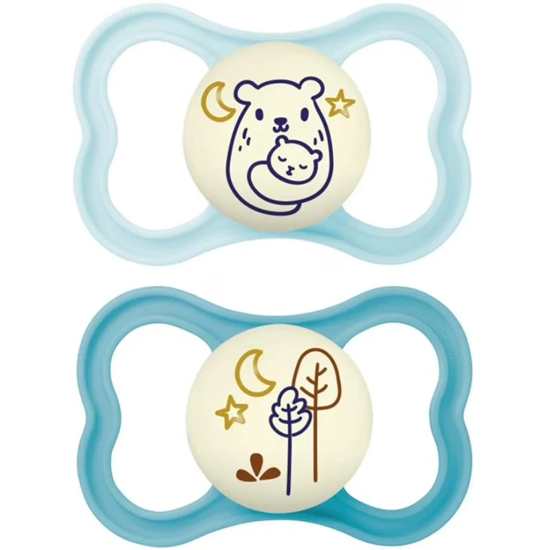 Mam - 2Pk Air Pacifier Assorted, 6/16M