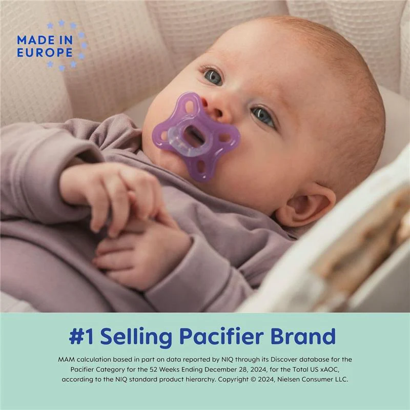 Mam - 2Pk Pacifier Comfort Unisex, 0/3M - Image 7