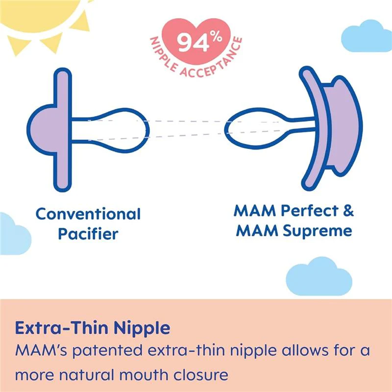 Mam - 3Pk Original Day & Night Baby Pacifier, Glows in The Dark, 6/16M - Image 7