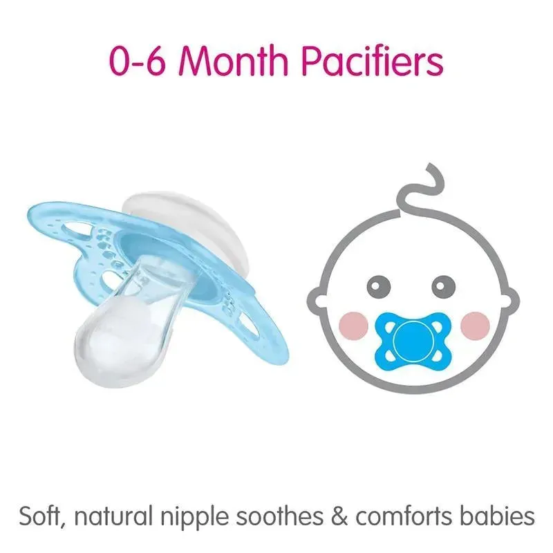 Mam - 2Pk Matte Deco Pacifier Girl 0/6M - Image 3