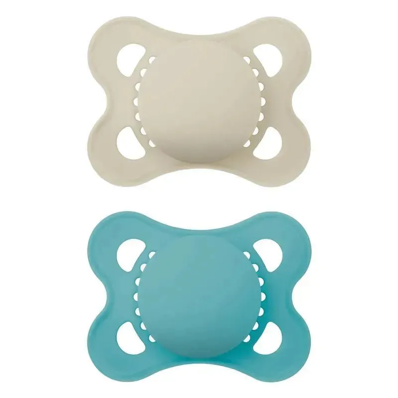 Mam - 2Pk Matte Deco Pacifier Unisex 16M+, Assorted