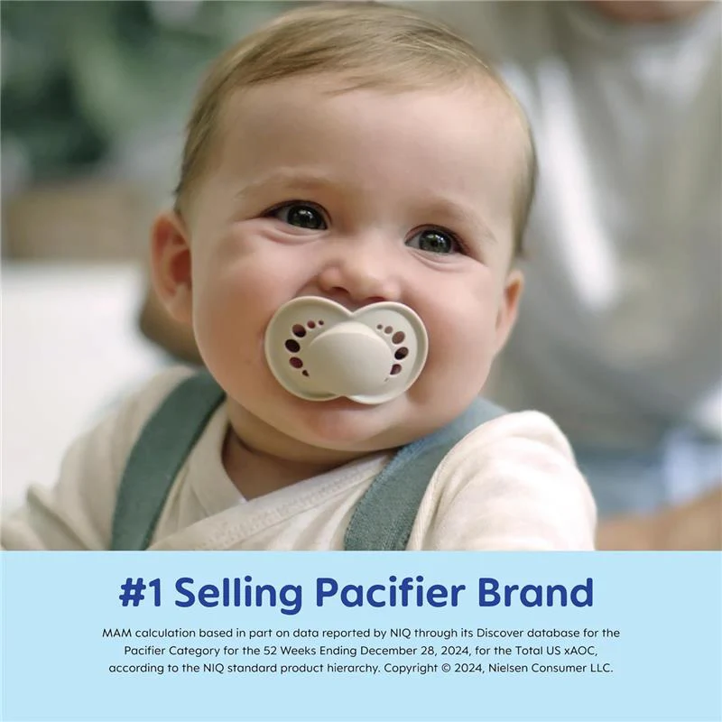 Mam - 2Pk Pacifier Matte Deco Girl, 16M+ - Image 7