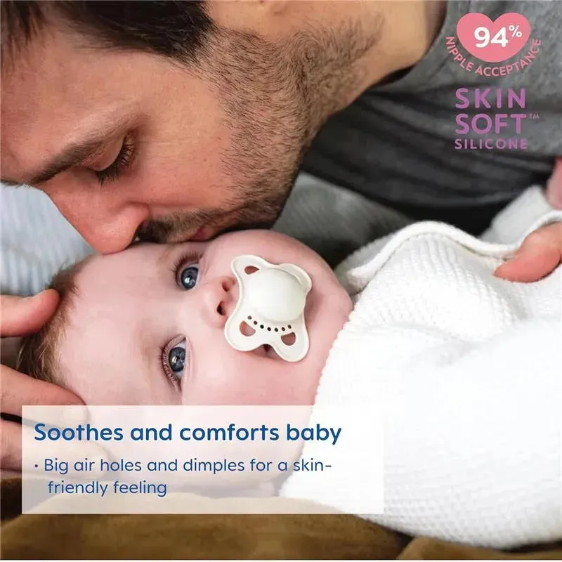 Mam - 2Pk Original Matte Baby Pacifiers Girl, 0/6M - Image 5