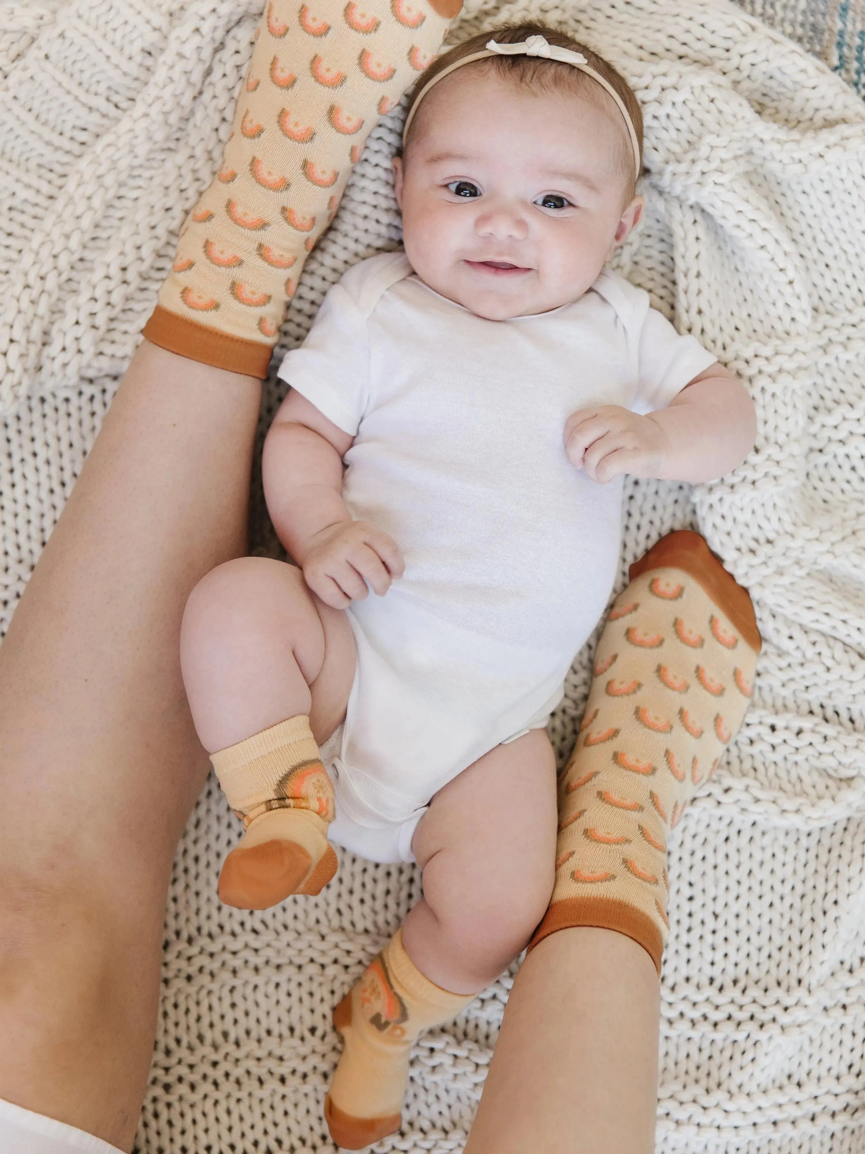 Mama & Me Socks - Be Kind Rainbows - Image 4