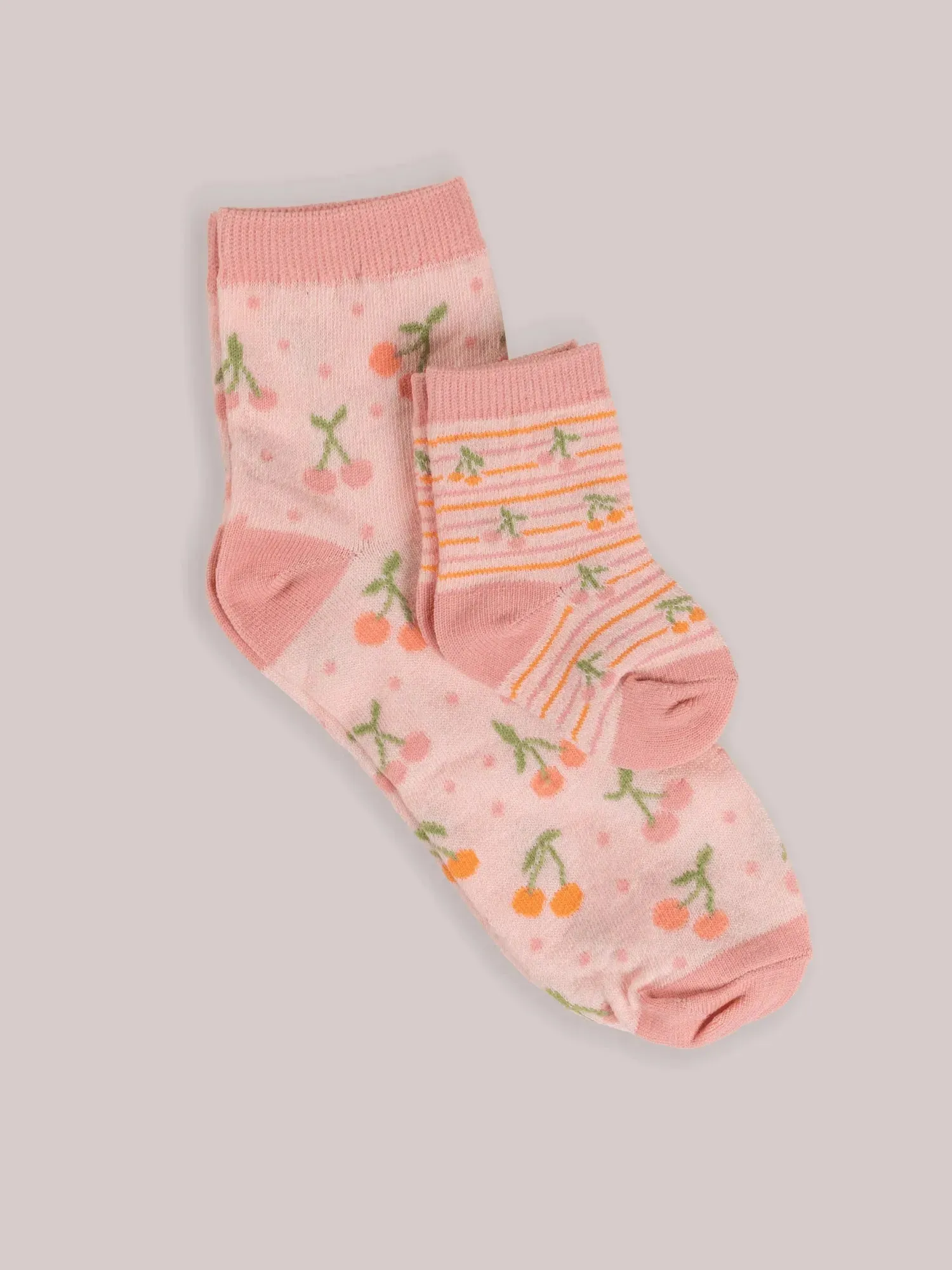 Mama & Me Socks - Cherry Cute by Doodle By Meg - Image 2