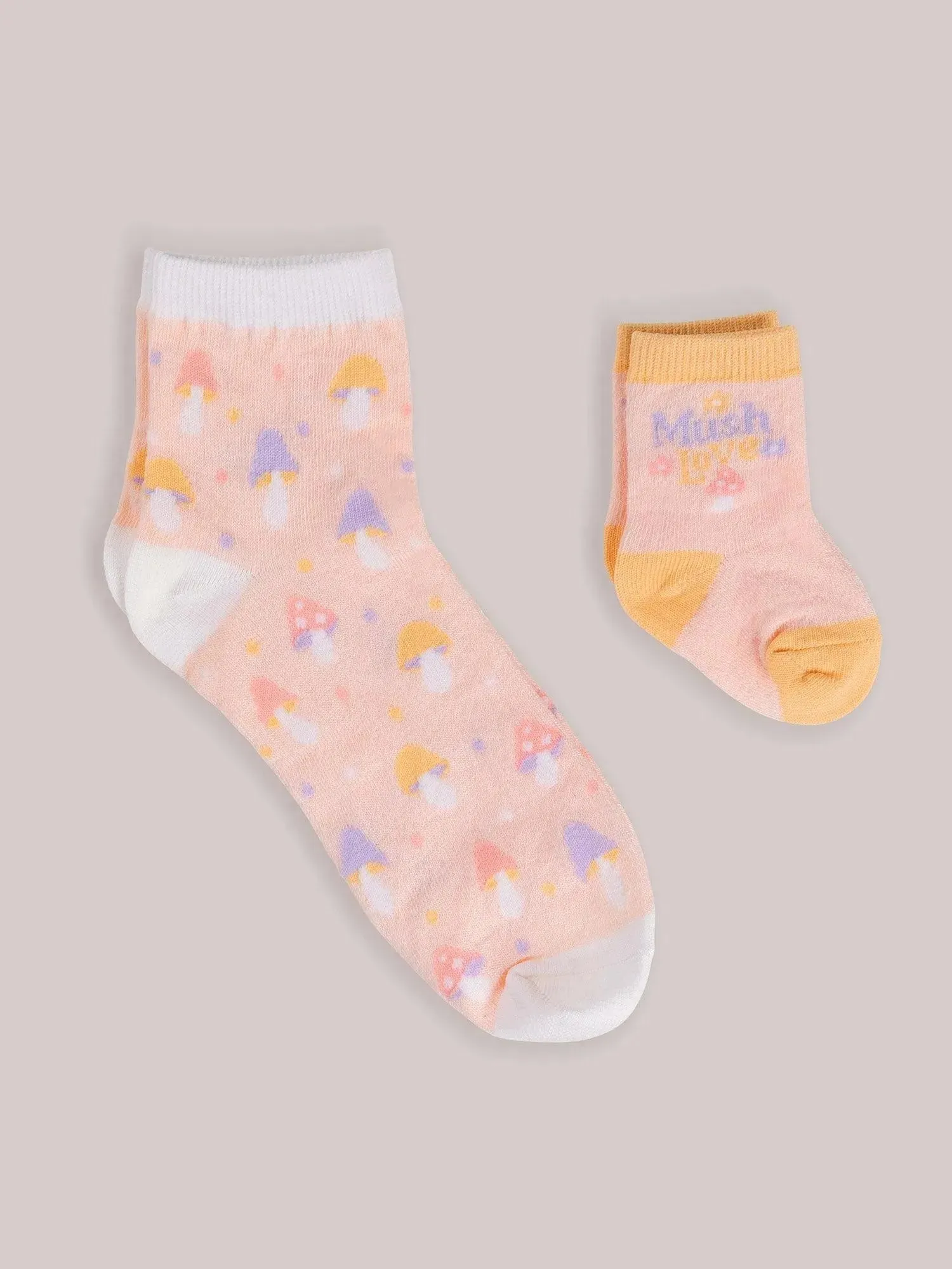 Mama & Me Socks -  Mushy Love - Image 3