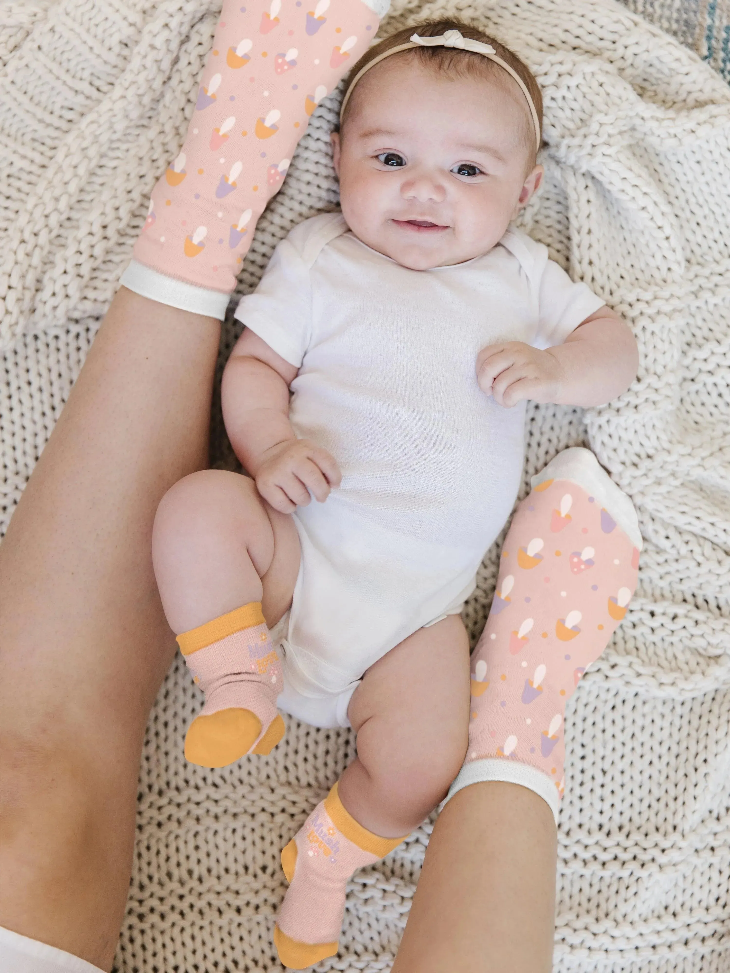 Mama & Me Socks -  Mushy Love - Image 4