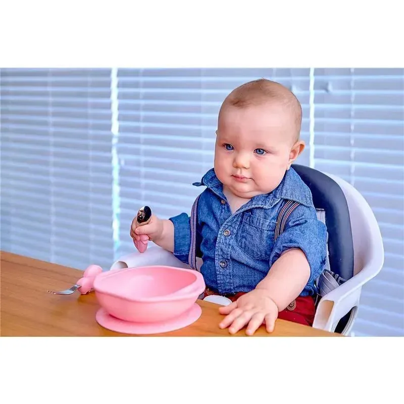 Marcus & Marcus - Pokey Toddler Mealtime Set, Pink - Image 7