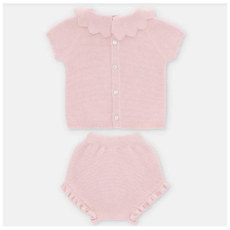 Martin Aranda - 2Pk Baby Girl Sweater & Knit Bloomer Set Catania, Lavanda - Image 3