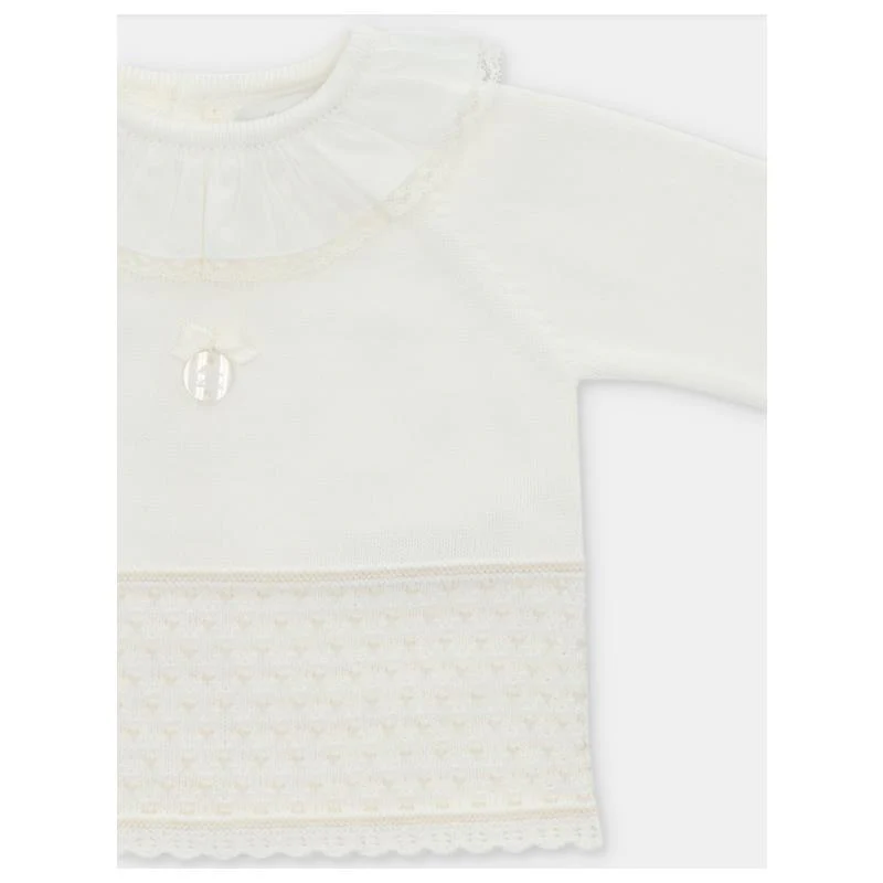 Martin Aranda - 2Pk Set Sweater & Leggings Knit Albi, Blanco Roto - Image 3