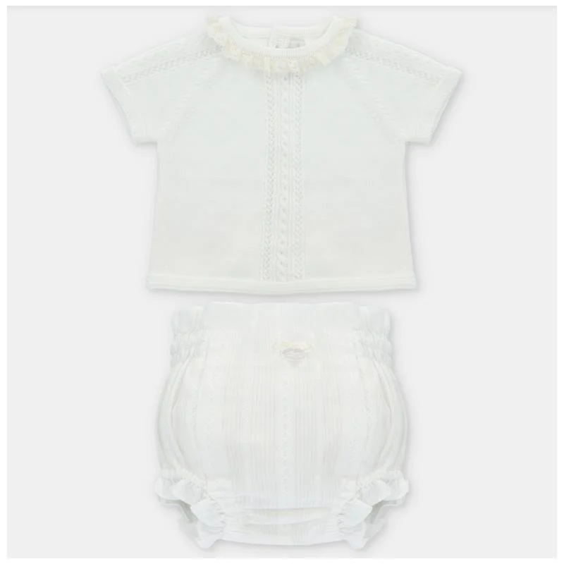 Martin Aranda 2Pk Sweater & Bloomer Set Regina, Light Pink Mix