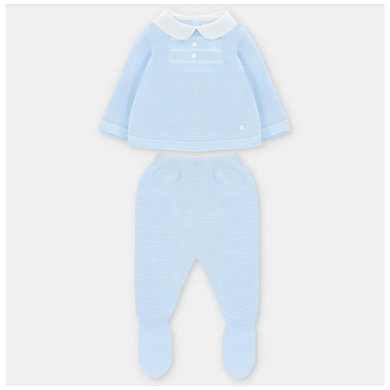Martin Aranda 2Pk Take Me Home Piece Set Sweater & Leggings Knit Montreal, Pastel Blue