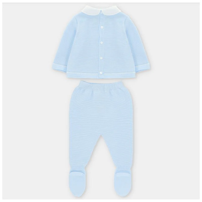 Martin Aranda 2Pk Take Me Home Piece Set Sweater & Leggings Knit Montreal, Pastel Blue - Image 2