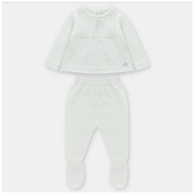 Martin Aranda 2Pk Take Me Home Set Sweater & Leggings Knit Regina, White