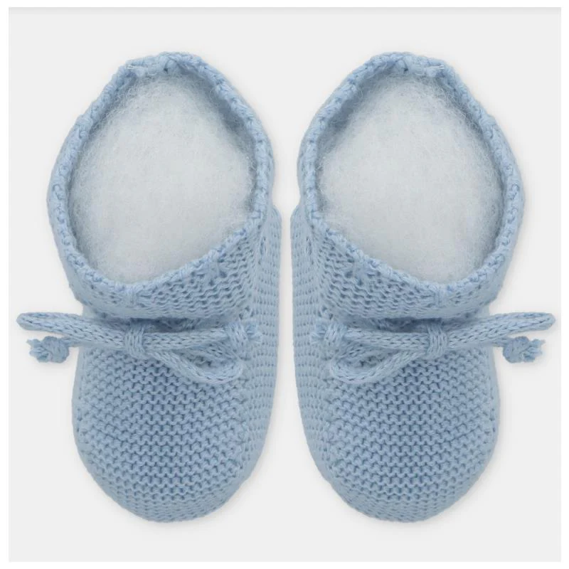 Martin Aranda - Baby Booties Knit Montefioralle, Azul Océano