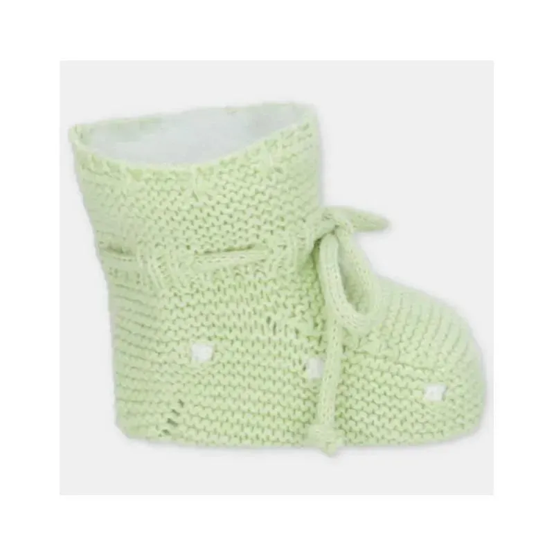 Martin Aranda - Baby Booties Knit Nice, Light Beige - Image 2