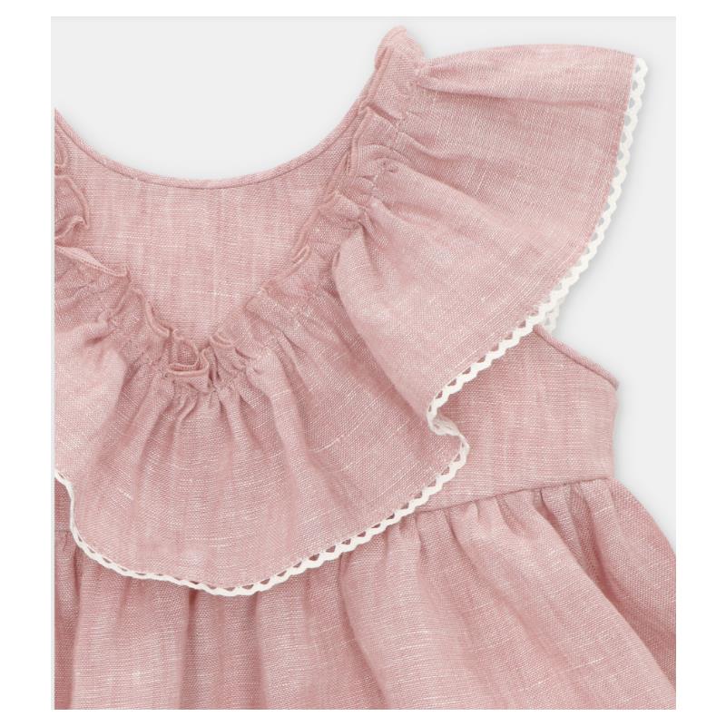 Martin Aranda - Baby Dress Woven Fabric Siena, Arena - Image 3
