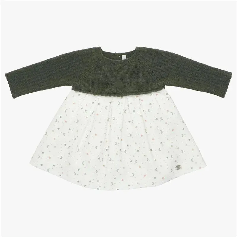 Martin Aranda - Baby Girl Dress Firmamento, Green
