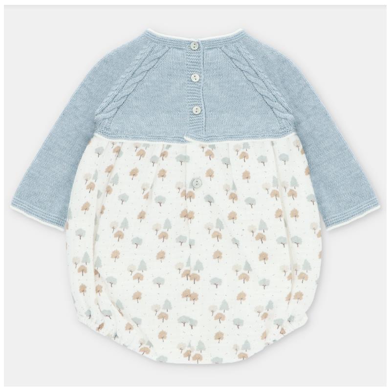 Martin Aranda - Baby Girl Knit & Woven Short Romper Sheffield - Image 2