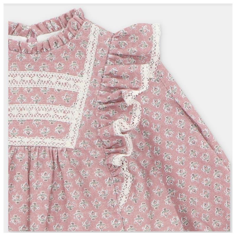 Martin Aranda - Baby Girl Printed Dress Cardiff Rose - Image 3