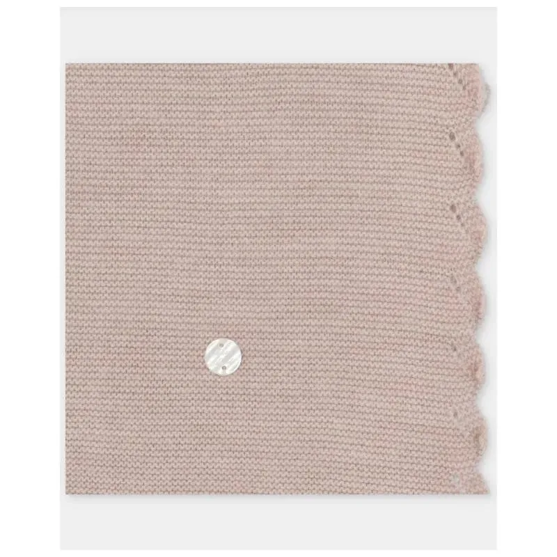 Martin Aranda - Baby Knit Blanket Peonia, Light Pink - Image 2