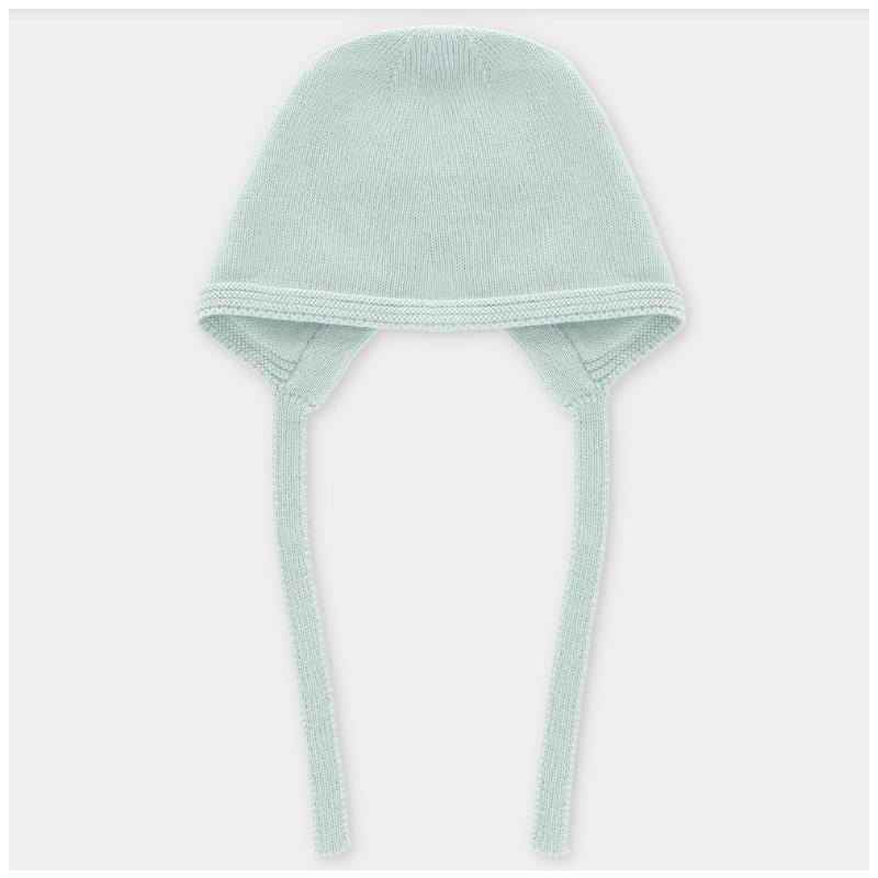 Martin Aranda Baby Knit Bonnet Edmonton Pastel Blue