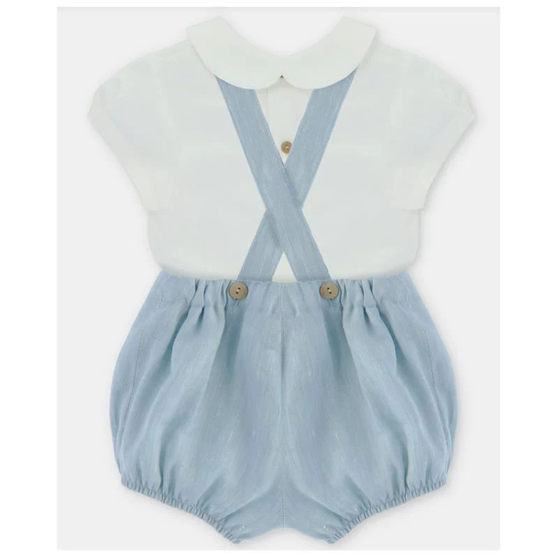 Martin Aranda - Baby Set Shirt & Bloomer Woven Fabric Capri, Arena - Image 2