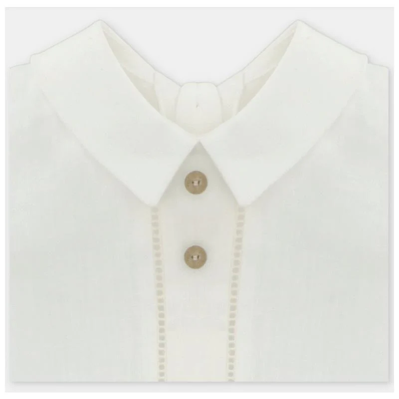 Martin Aranda - Baby Set Shirt & Bloomer Woven Fabric Firenze, Arena - Image 3