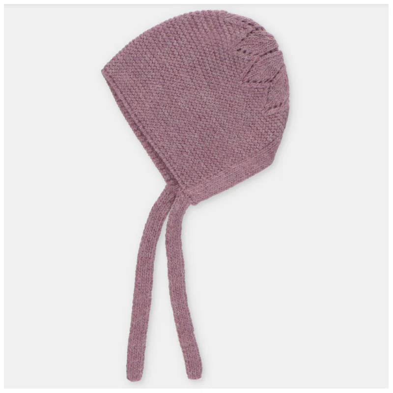 Martin Aranda - Draylon Knit Bonnet Costwold Baby Pink - Image 2