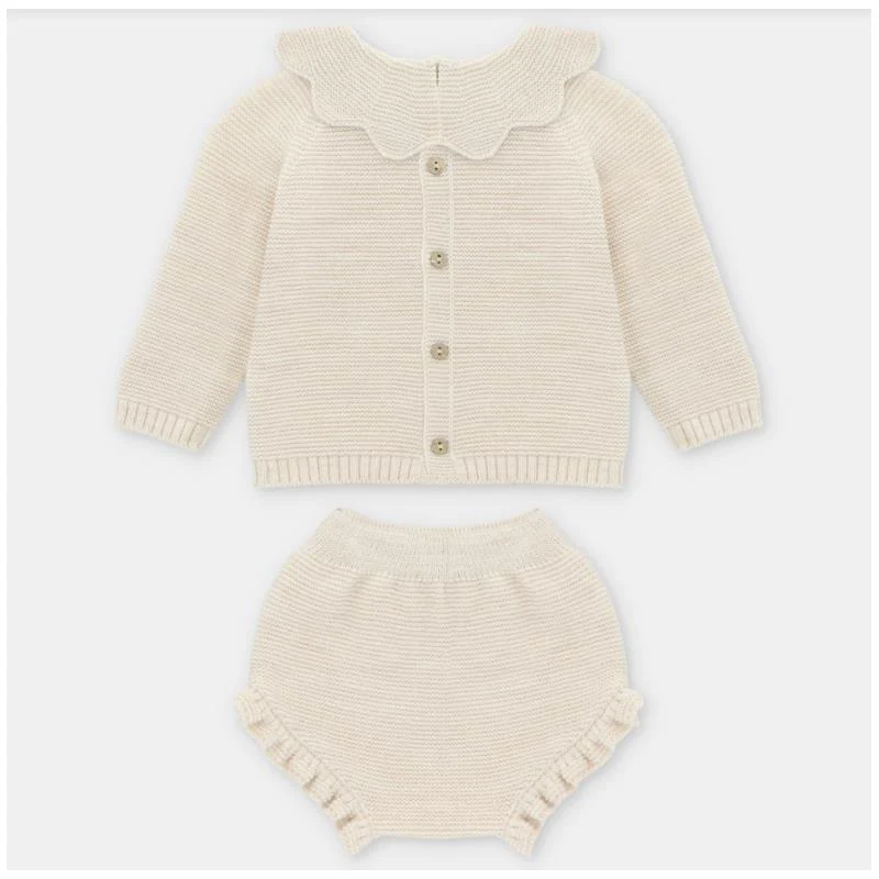 Martin Aranda - Draylon Set: Sweater & Shorts (All Knitwear) Liverpool Beige - Image 2