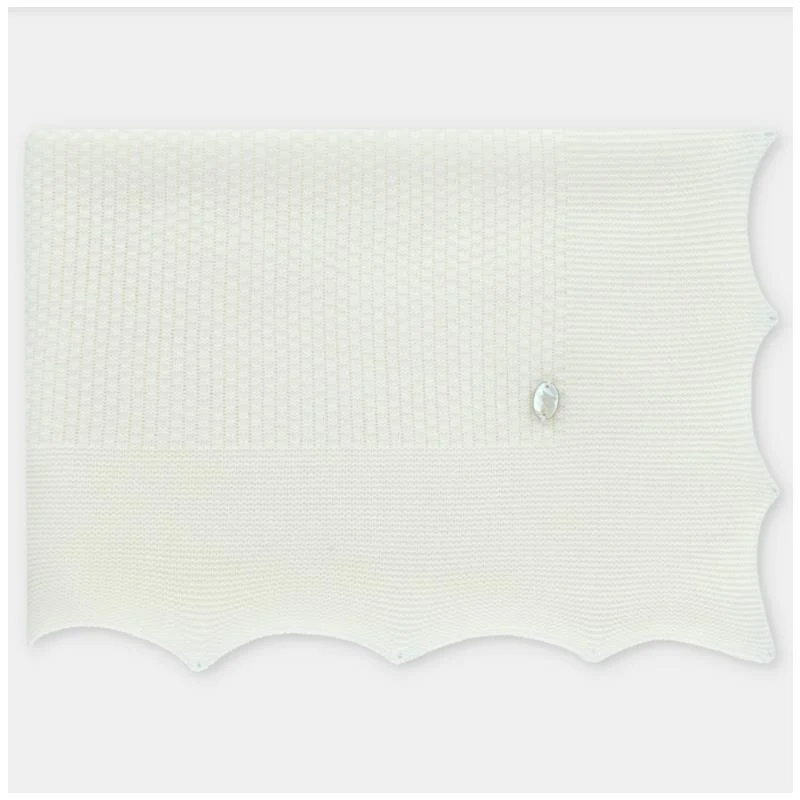 Martin Aranda - Draylon Sweaterknit Blanket Derby One Size Ivory - Image 2