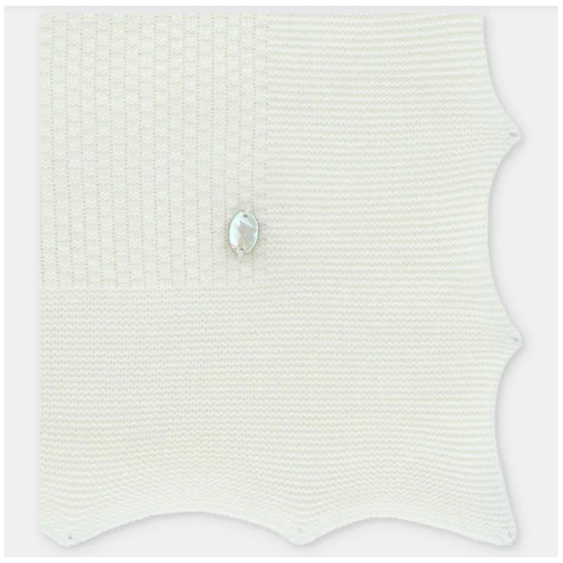 Martin Aranda - Draylon Sweaterknit Blanket Derby One Size Ivory - Image 3