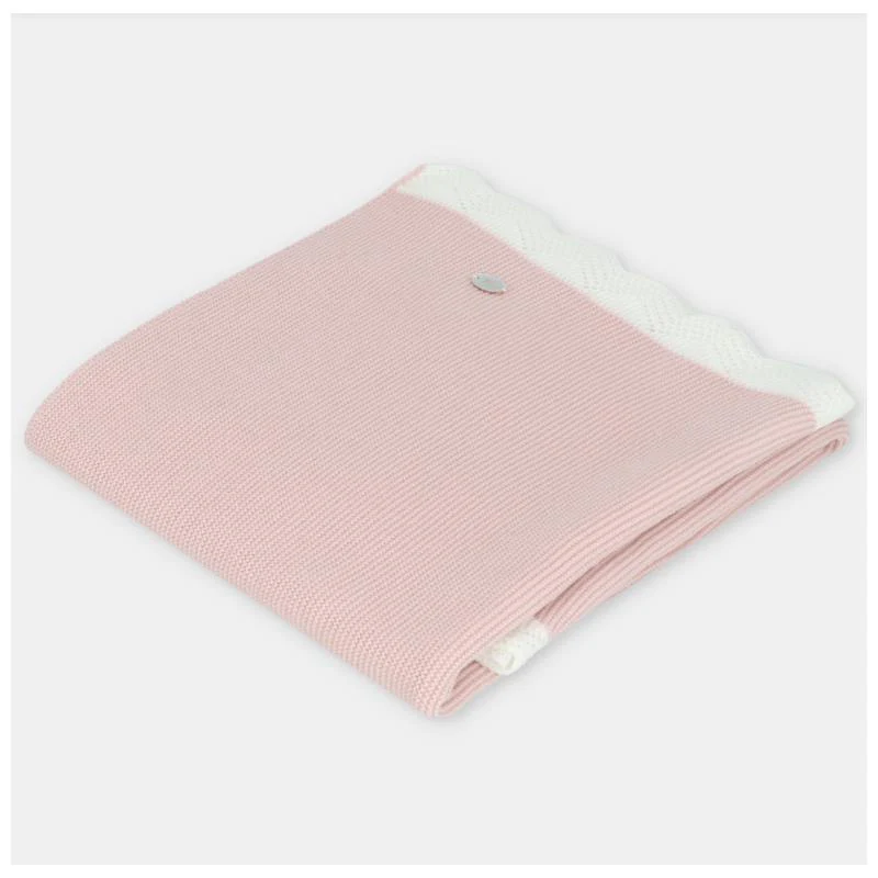Martin Aranda - Draylon Sweaterknit Blanket Leeds One Size Baby Pink