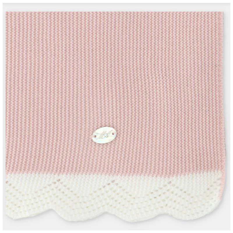 Martin Aranda - Draylon Sweaterknit Blanket Leeds One Size Baby Pink - Image 3