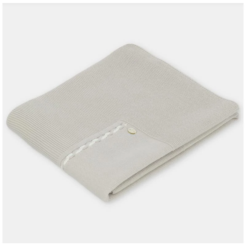 Martin Aranda - Draylon Sweaterknit Blanket Newport One Size Stone